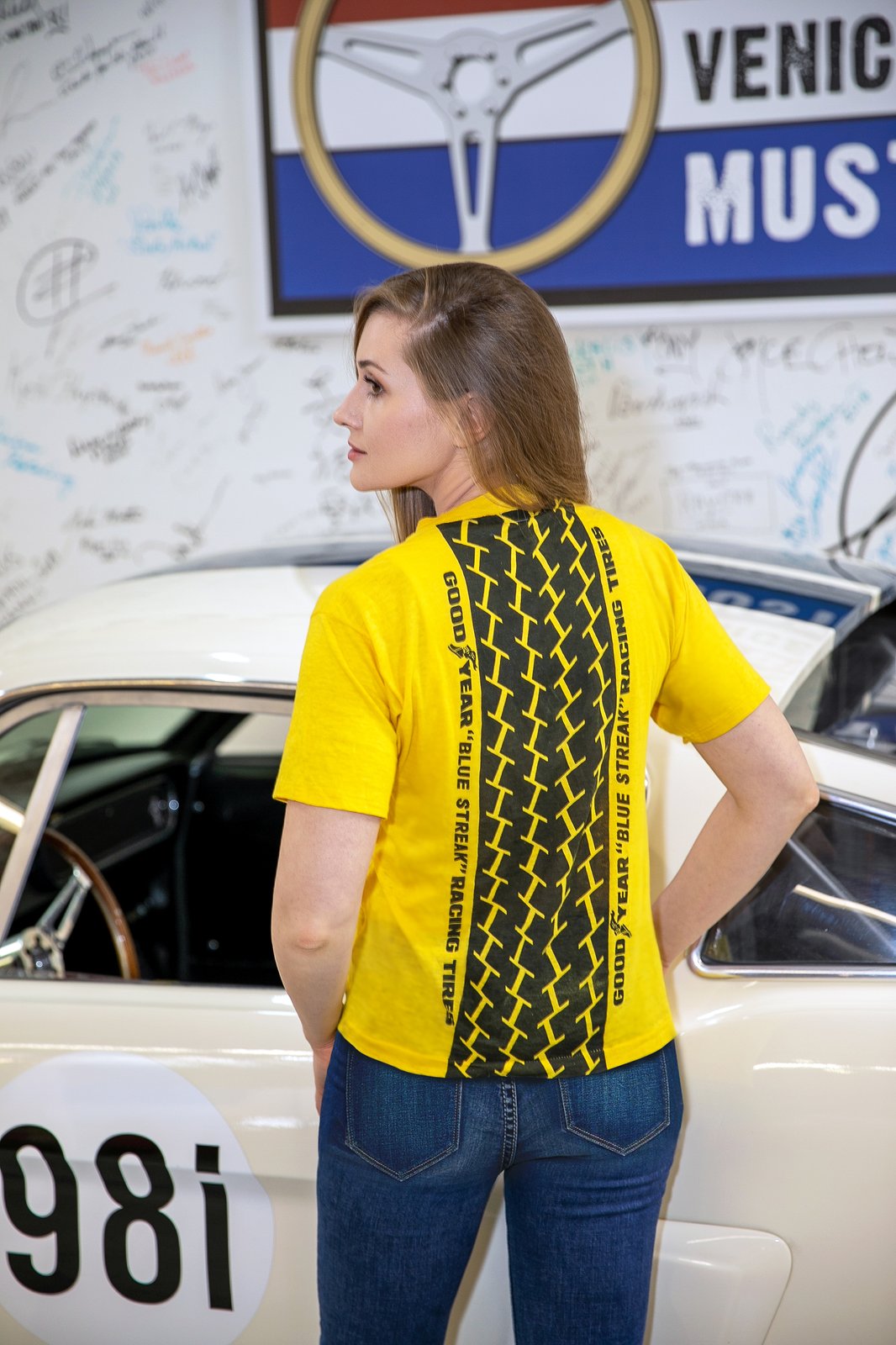 Goodyear Yellow Unisex T-Shirt | Racing Division Los Angeles